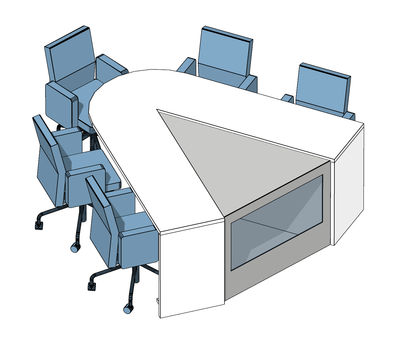 Talkshow Table Curved